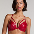 Soutien-gorge à armatures préformé push-up Faye, Rouge
