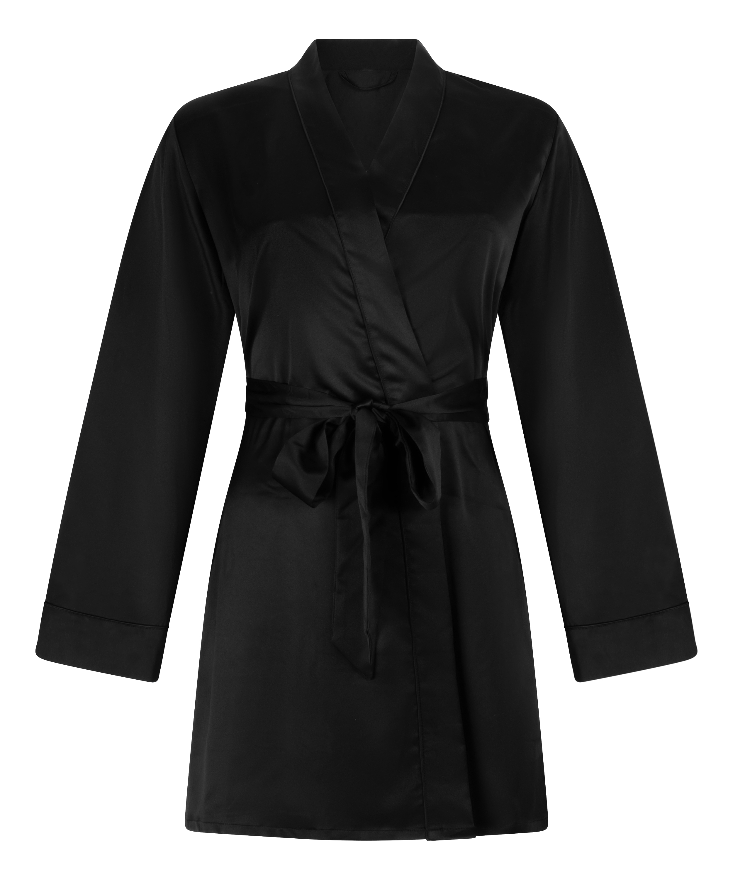 Kimono Satin, Noir, main
