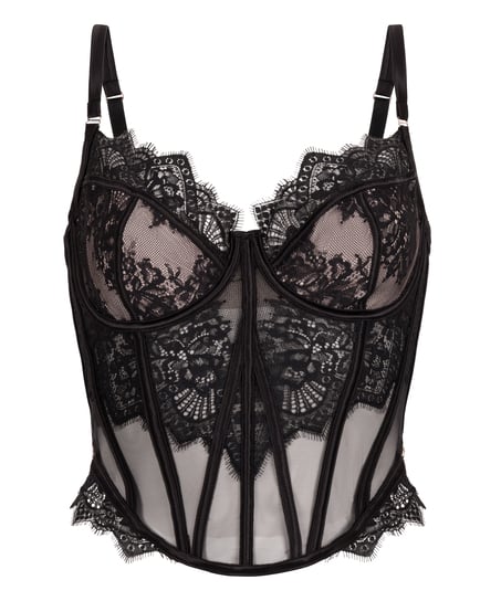 Bustier Zoe, Noir