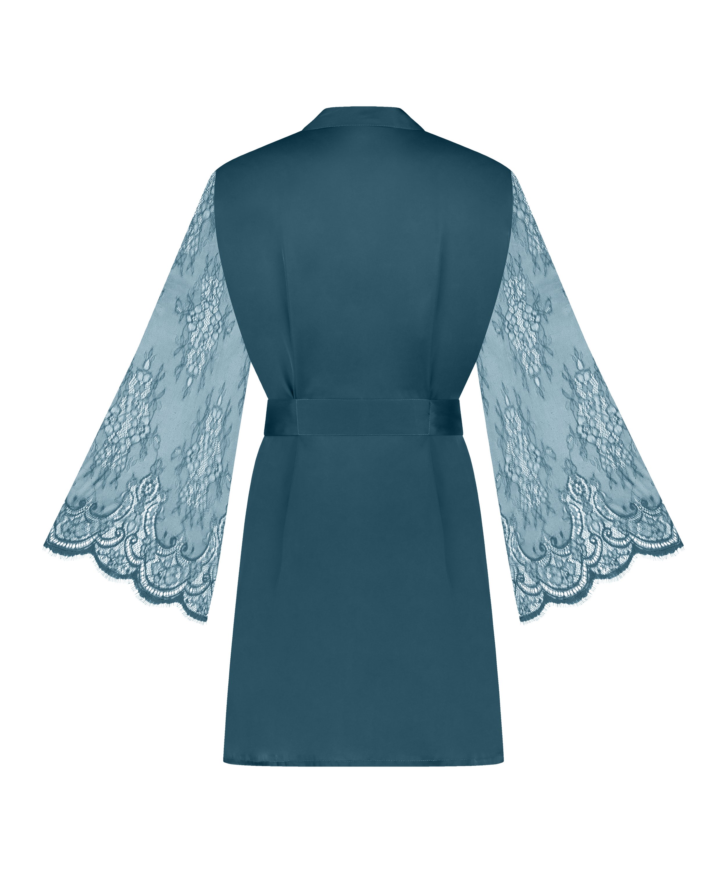 Kimono Satin, Bleu, main