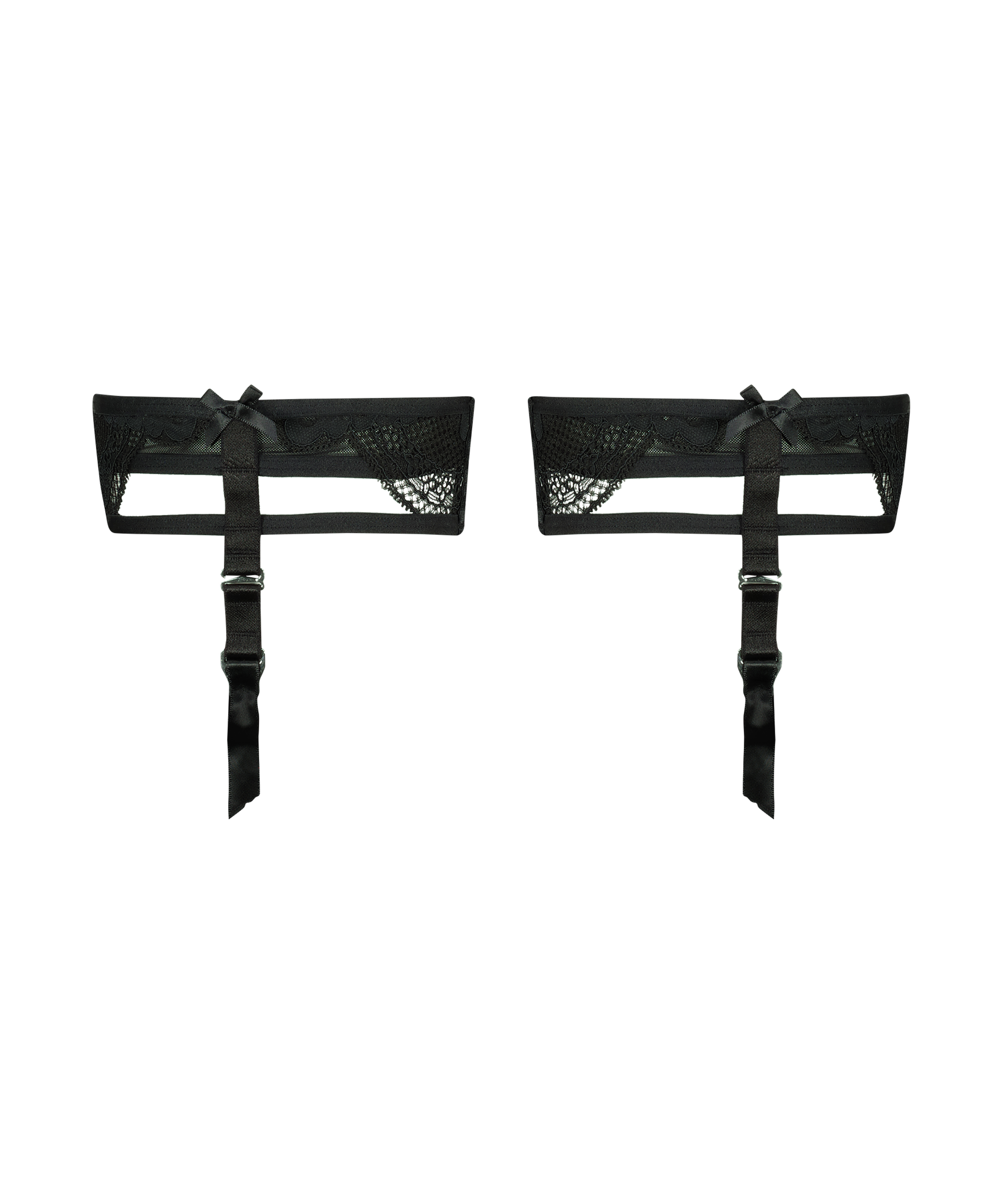 Jarretelles Suspender Rebecca Mir, Noir, main