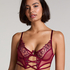 Soutien-gorge à armatures préformé longline Scarlett, Rouge
