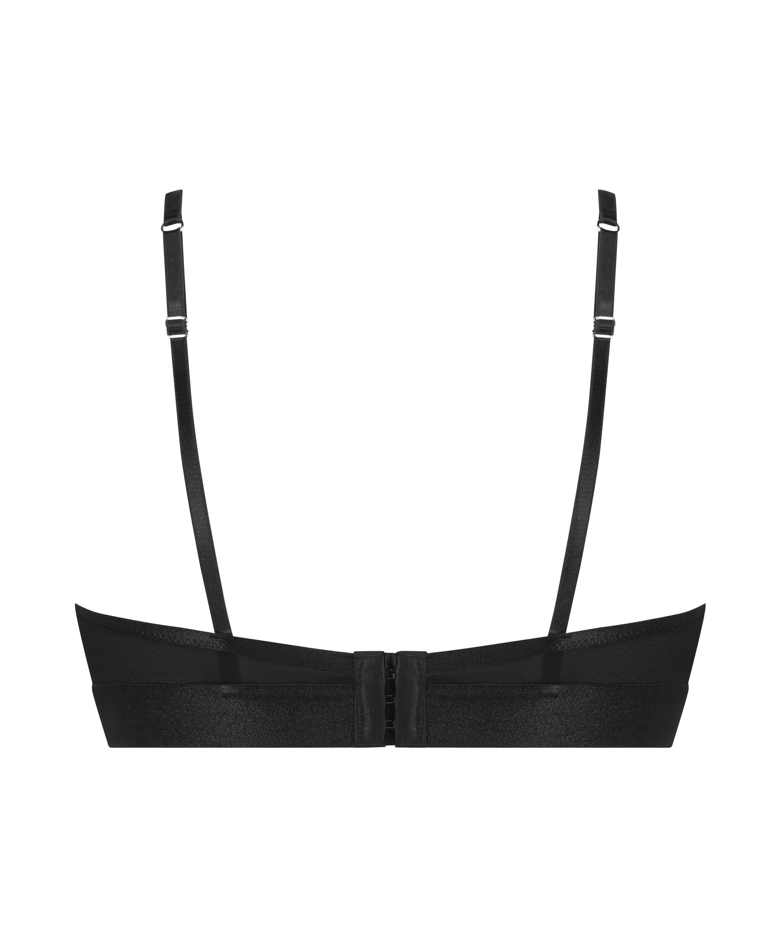 Soutien-gorge bustier non-rembourré à armatures Luna, Noir, main