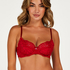 Soutien-gorge à armatures non-préformé Rose, Rouge