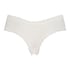 Slip br&eacute;silien V-shape mesh, Blanc