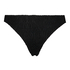 Bas de bikini brésilien Crochet, Noir