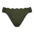 Slip de Bikini Rio Scallop, Vert