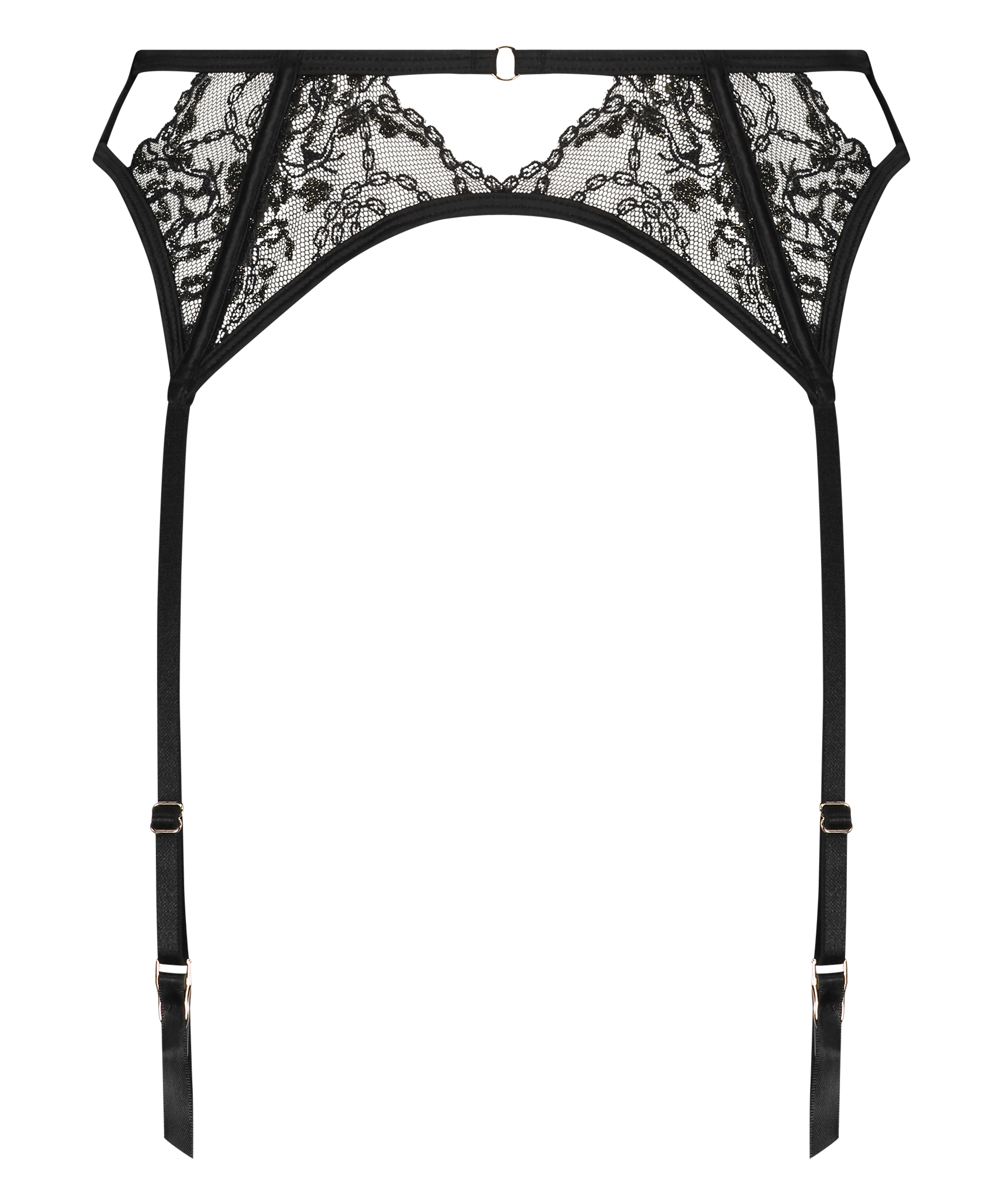 Porte-jarretelles Felicia, Noir, main