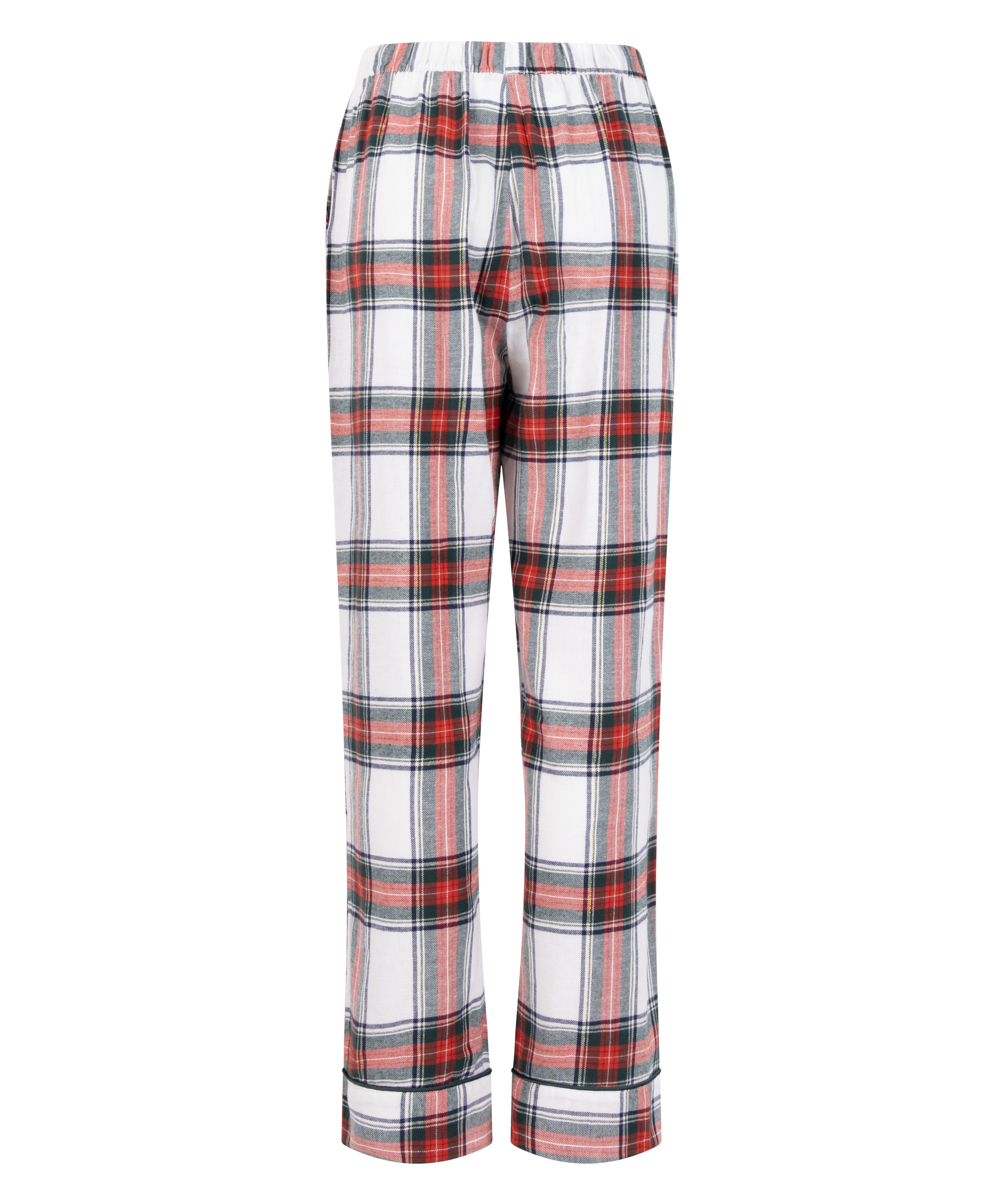 Pantalon de Pyjama Flanel, Blanc, main