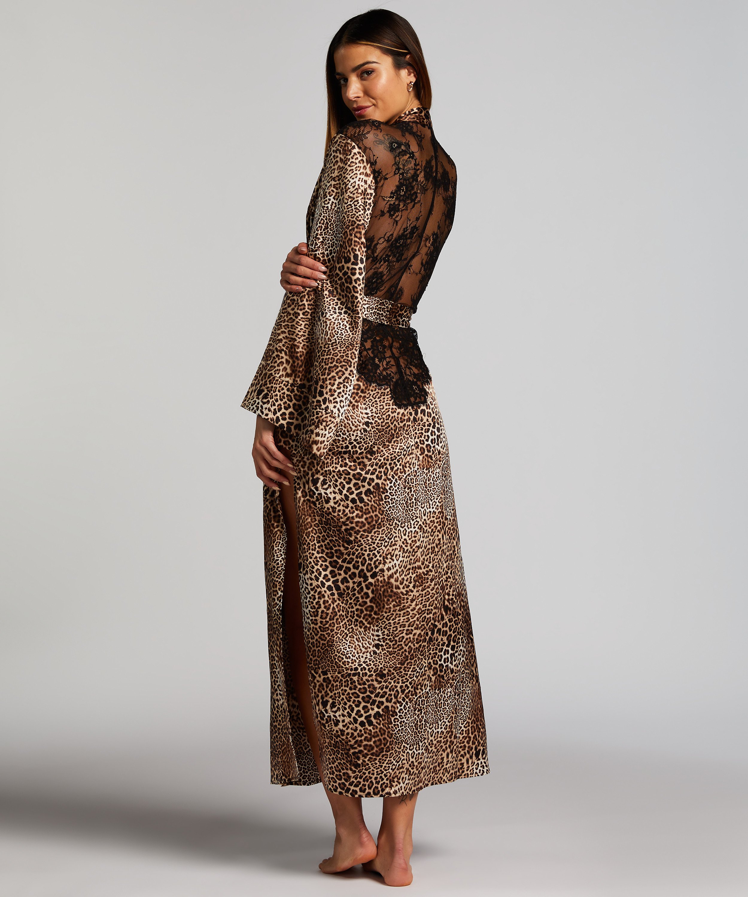 Kimono Leo Maya, Noir, main