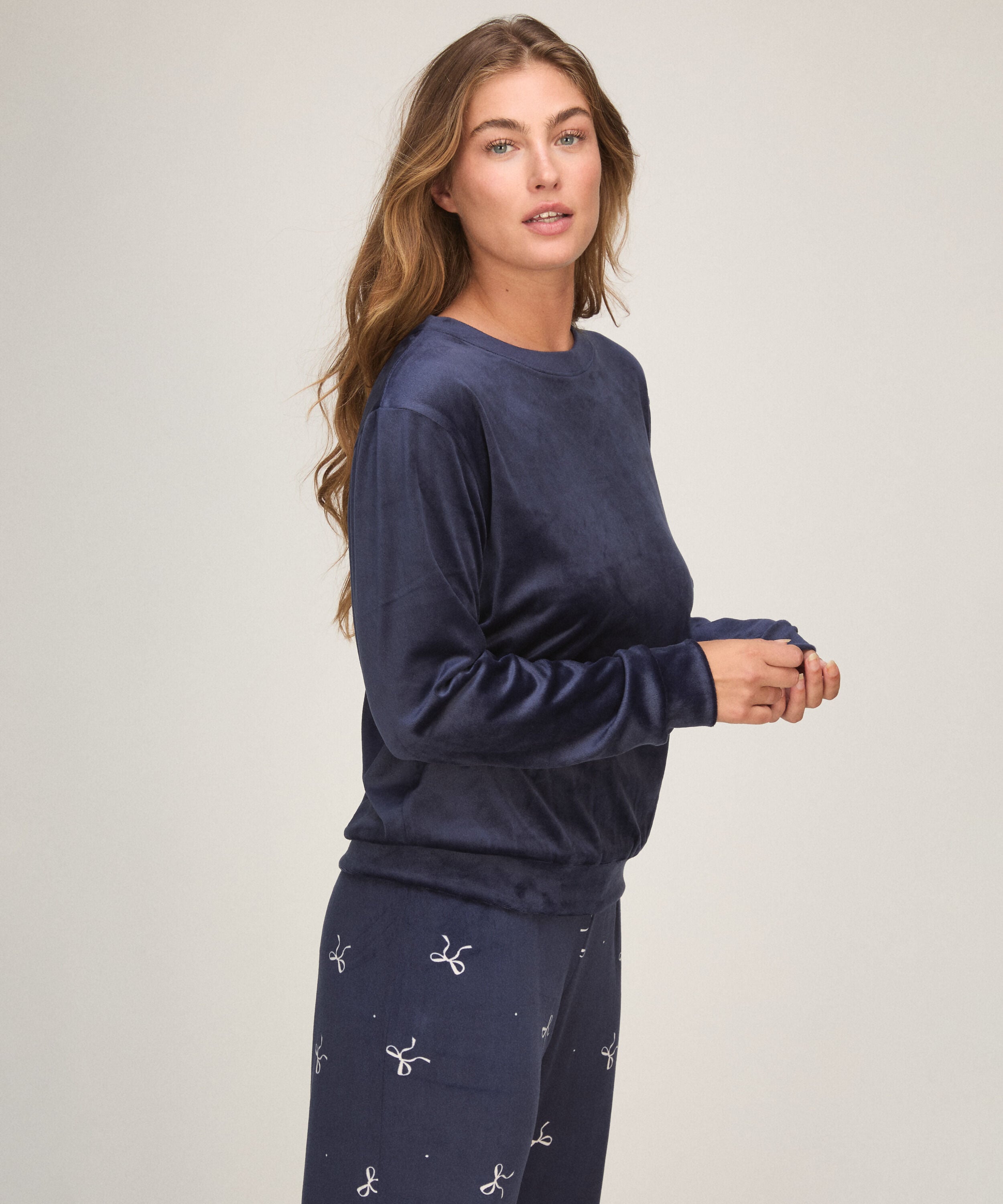 Ensemble Pyjama Velours, Bleu Ensemble Pyjama Velours, Bleu