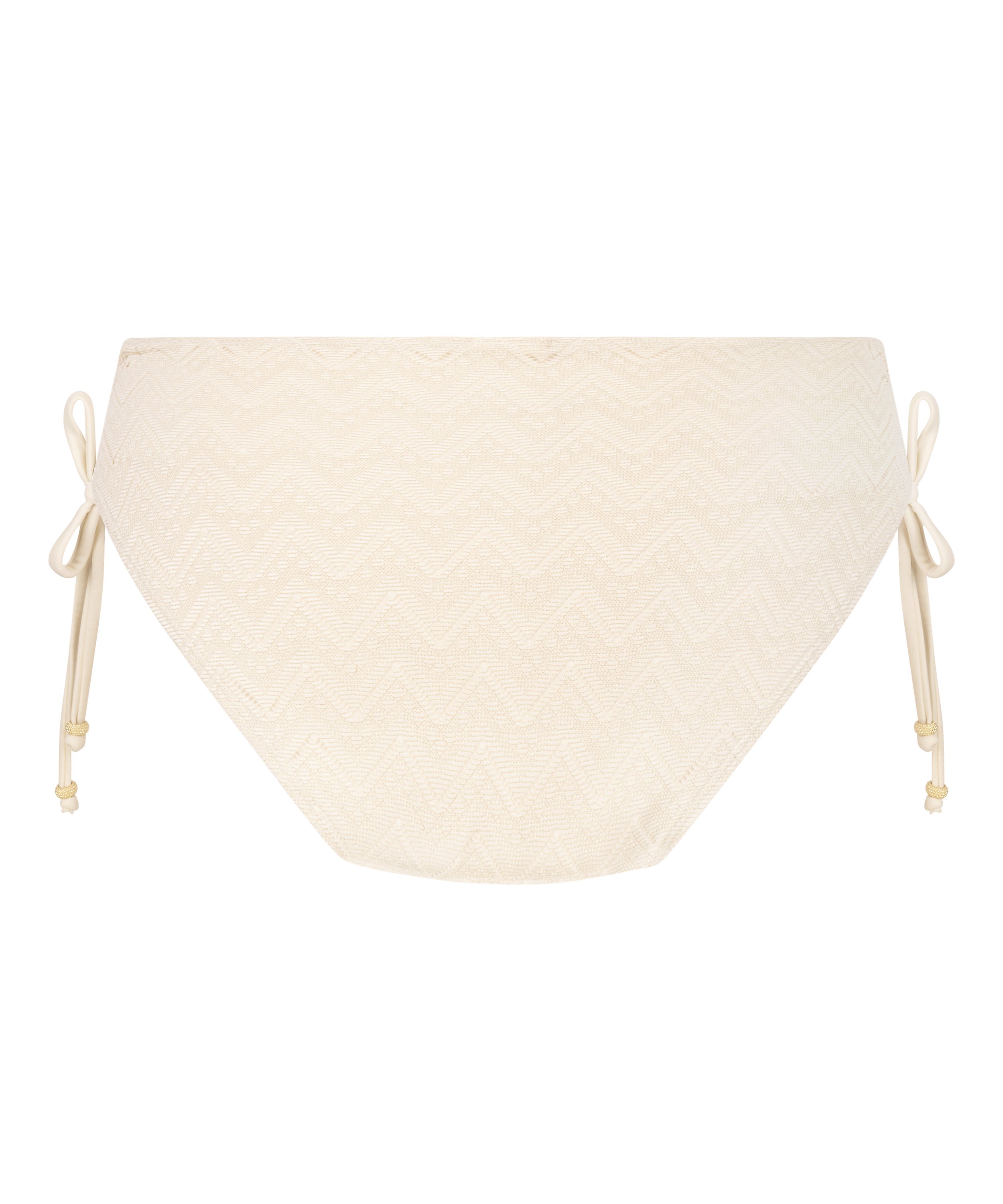 Bas de bikini Crochet, Blanc, main