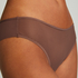 Slip brésilien invisible Stripe mesh, Marron