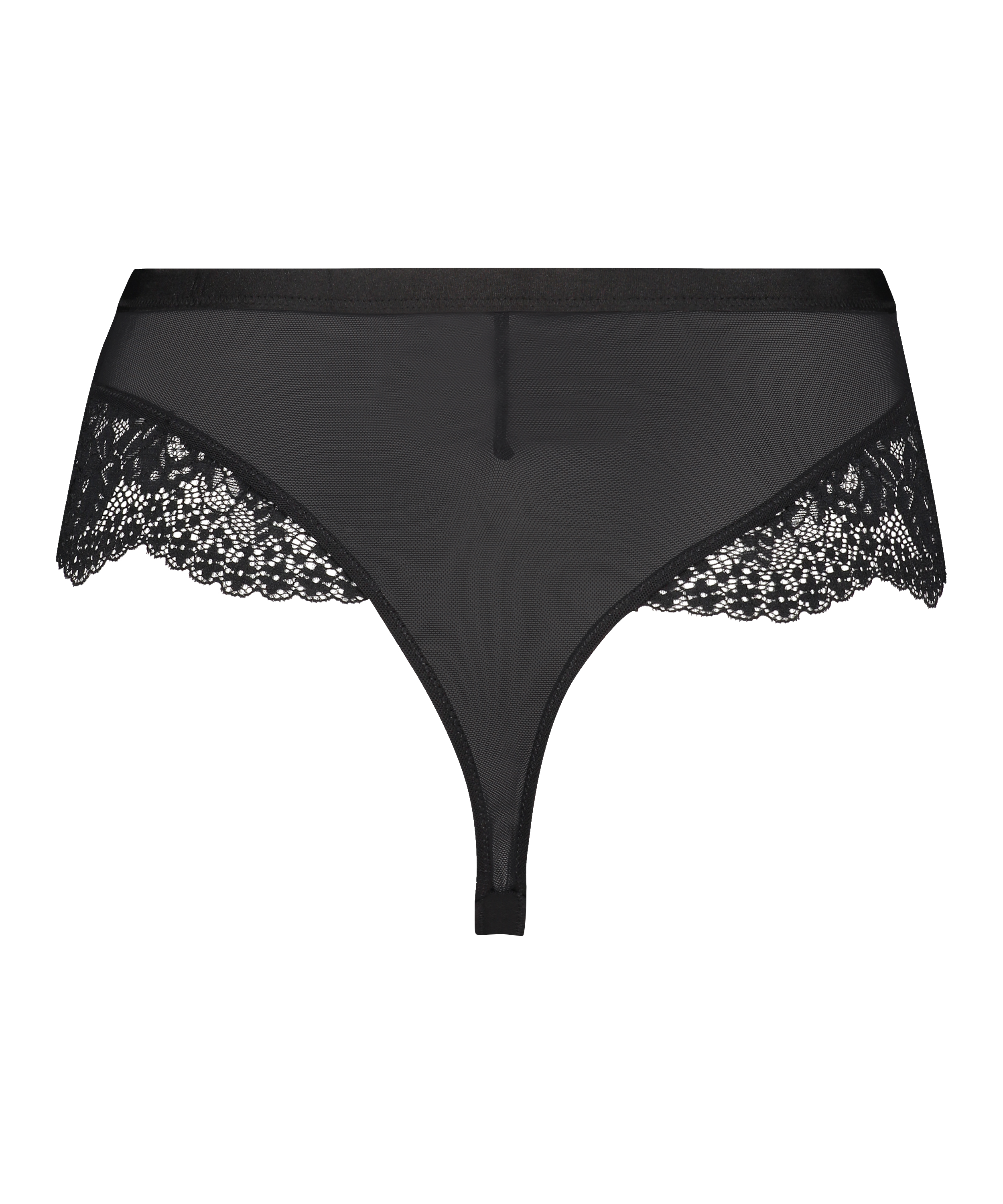 String taille haute Raine, Noir, main