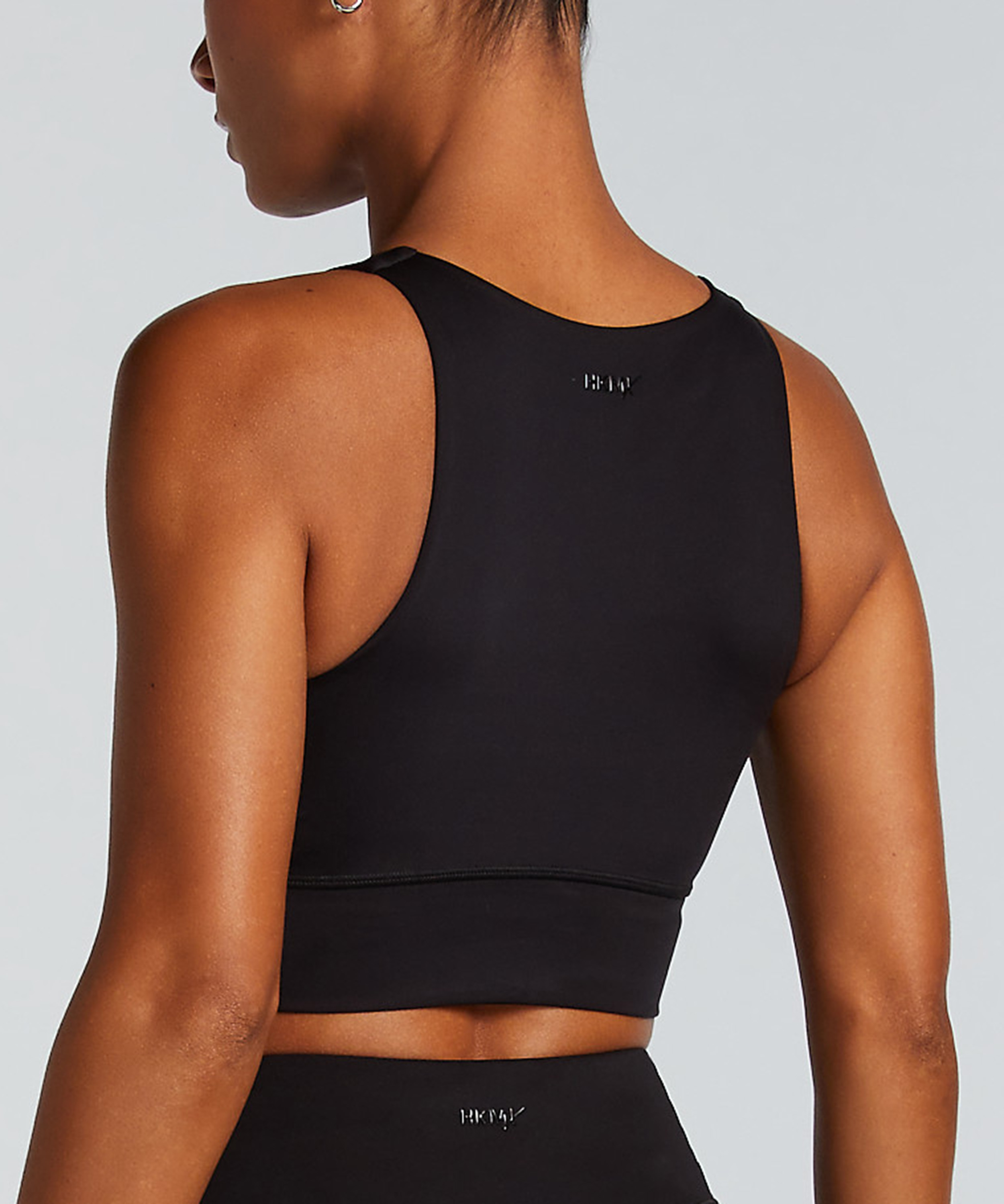 HKMX Brassière de sport de niveau 1, Noir, main