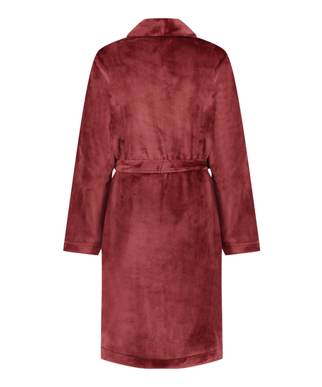 Peignoir court Fleece, Rose