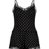 Ensemble de pyjama court Cami, Noir