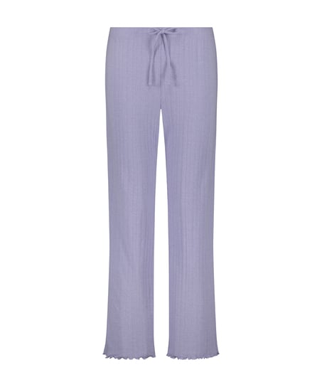 Pantalon de pyjama Pointelle, Violet