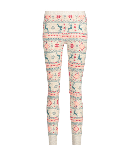leggings en micro-polaire, Beige
