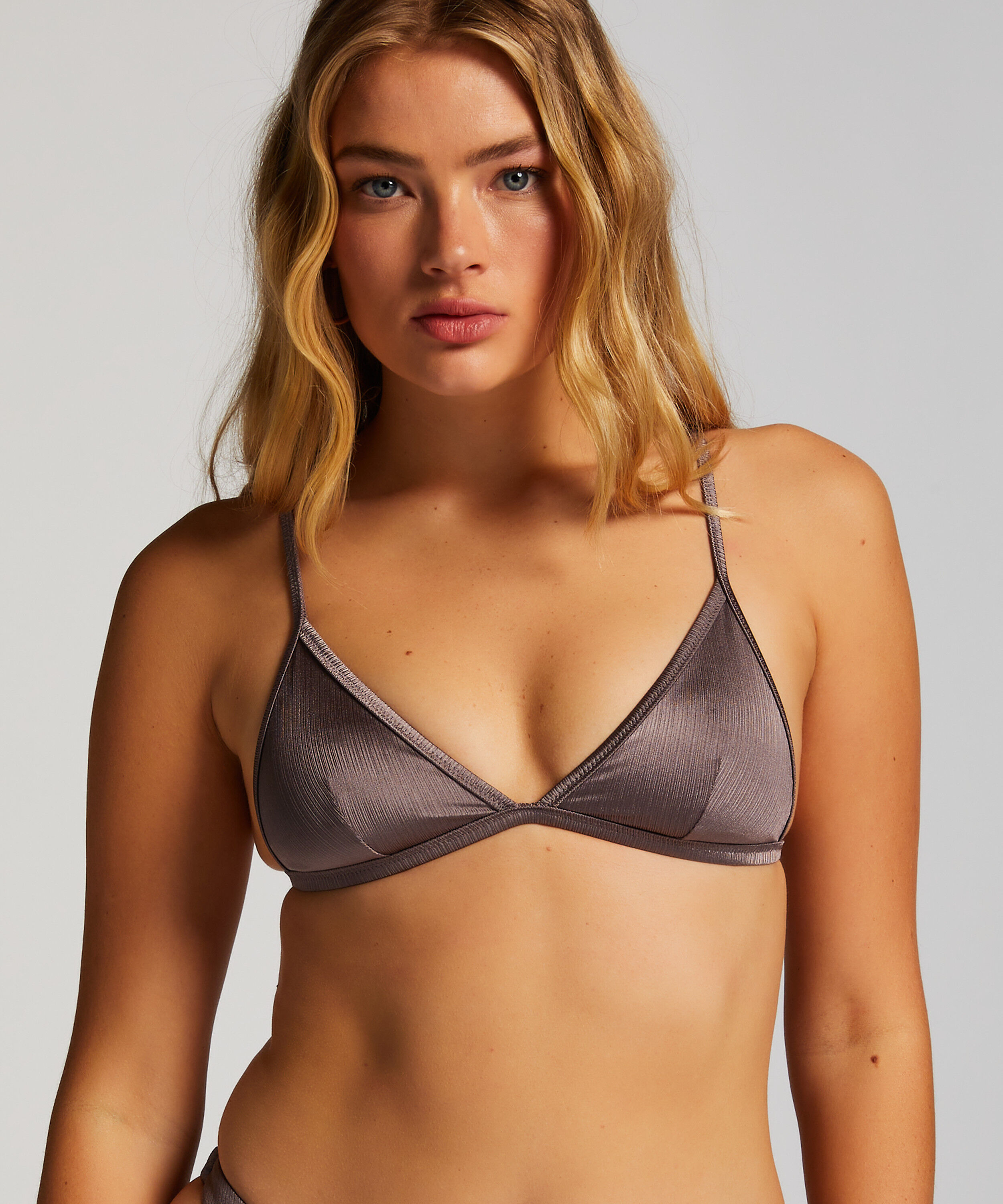 Haut de bikini triangle Luna, Gris Haut de bikini triangle Luna, Gris