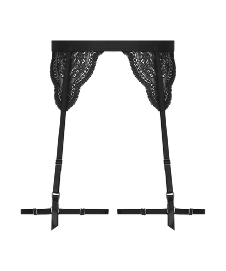 Porte-jarretelles Isabelle, Noir