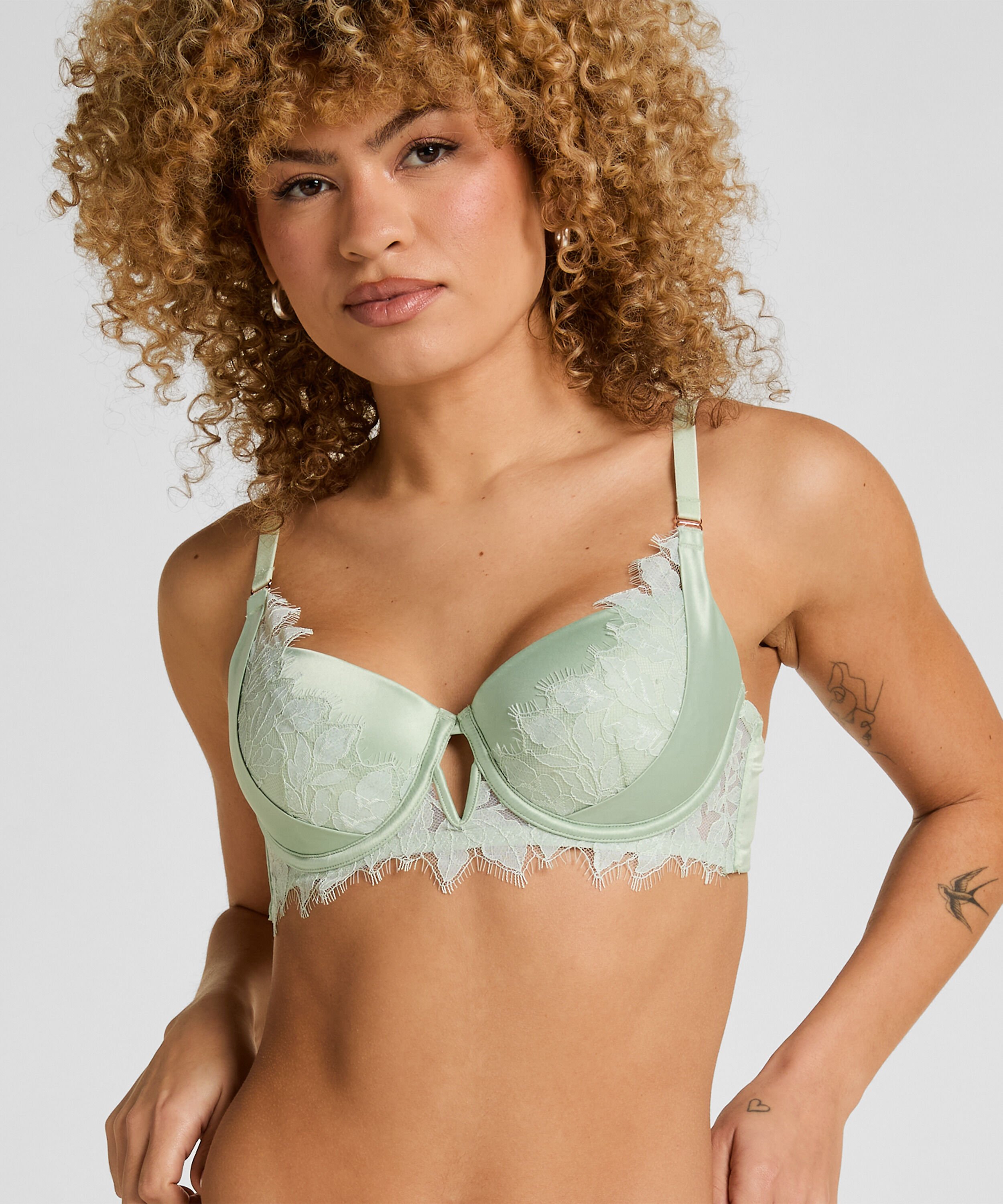 Soutien-Gorge Malou Armatures Rembourré, Vert