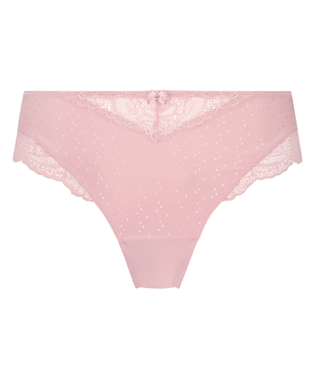 Slip taille haute Sophie, Rose