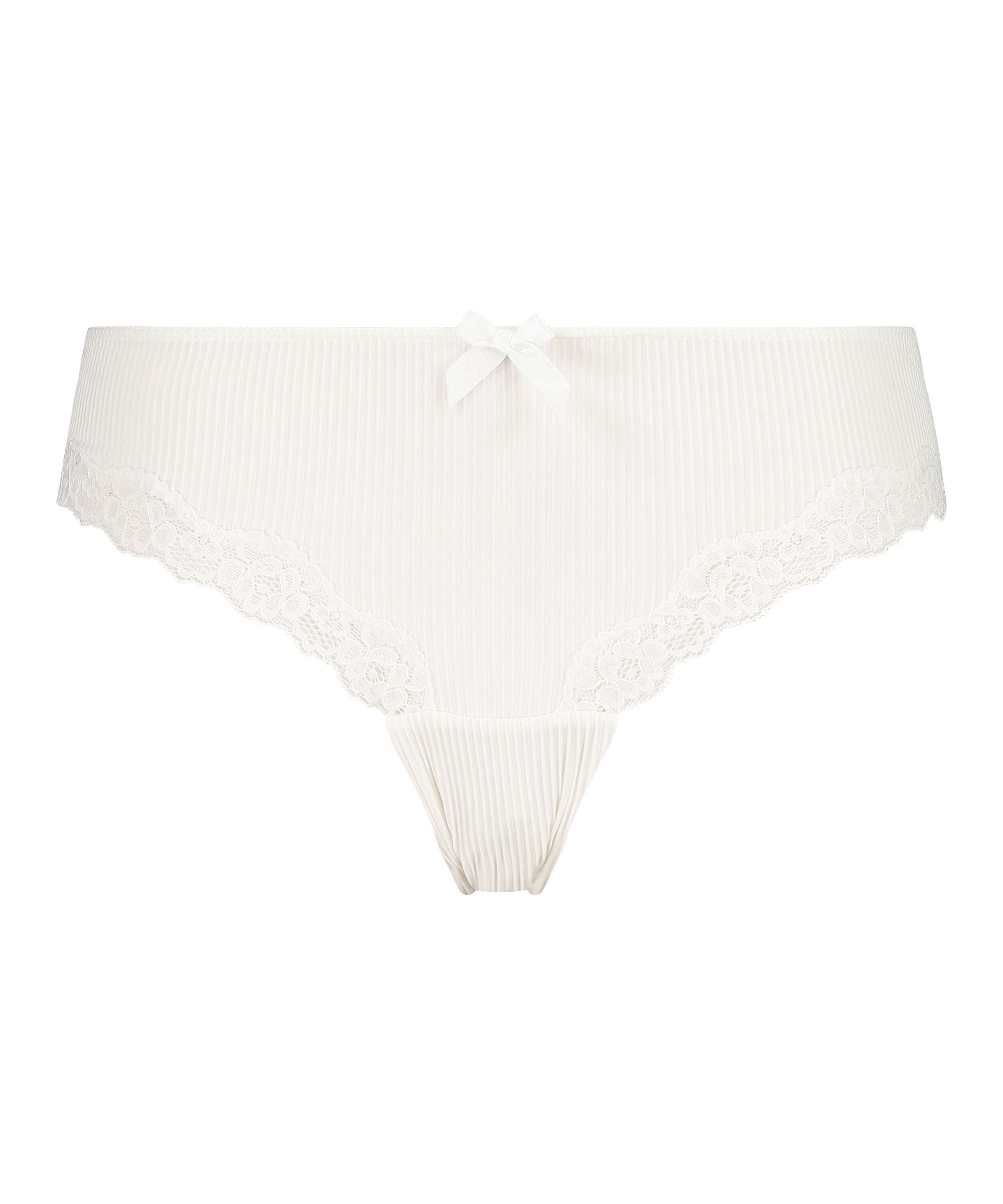 Slip br&eacute;silien Lola, Blanc