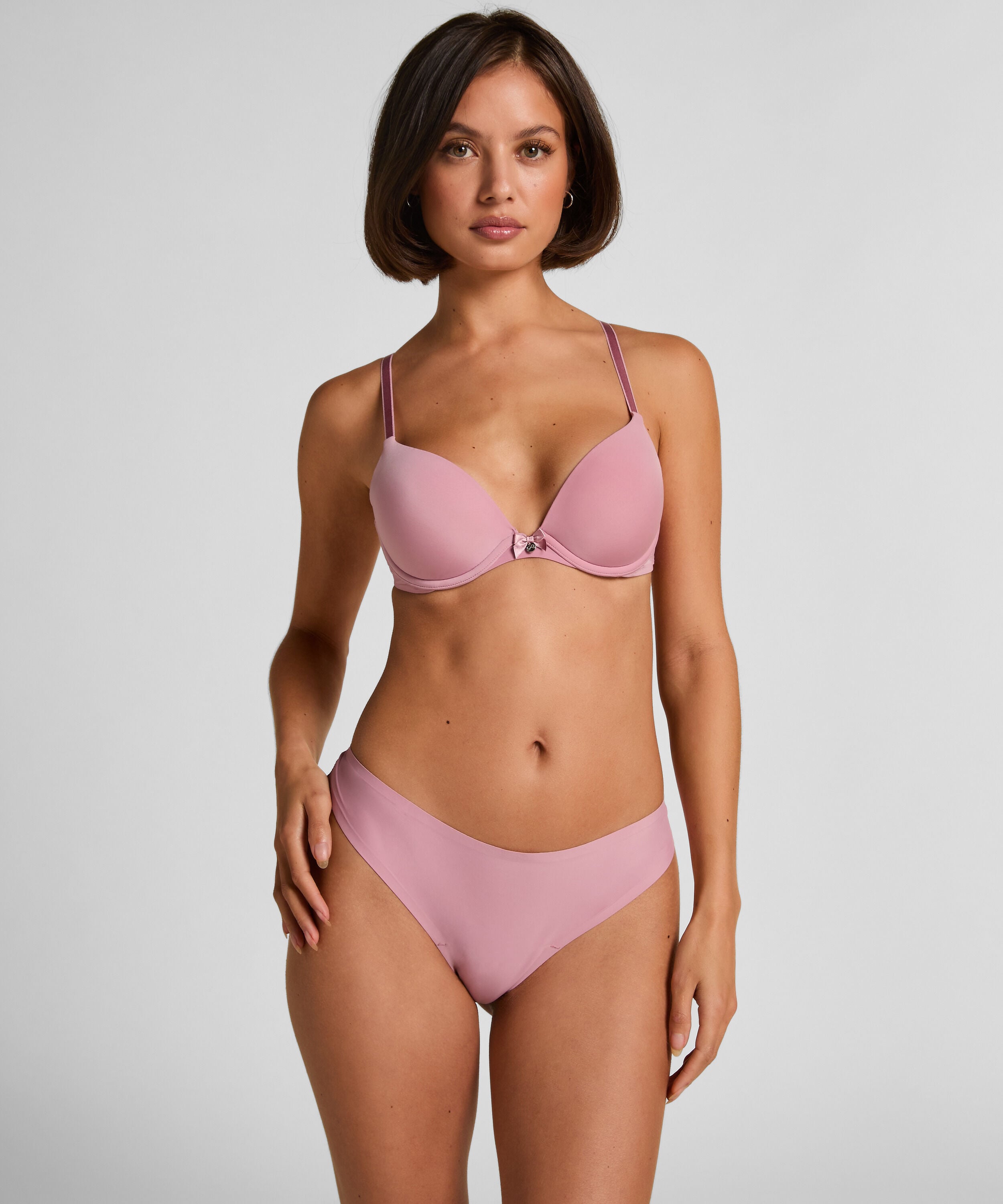 String Invisible Lace back, Rose