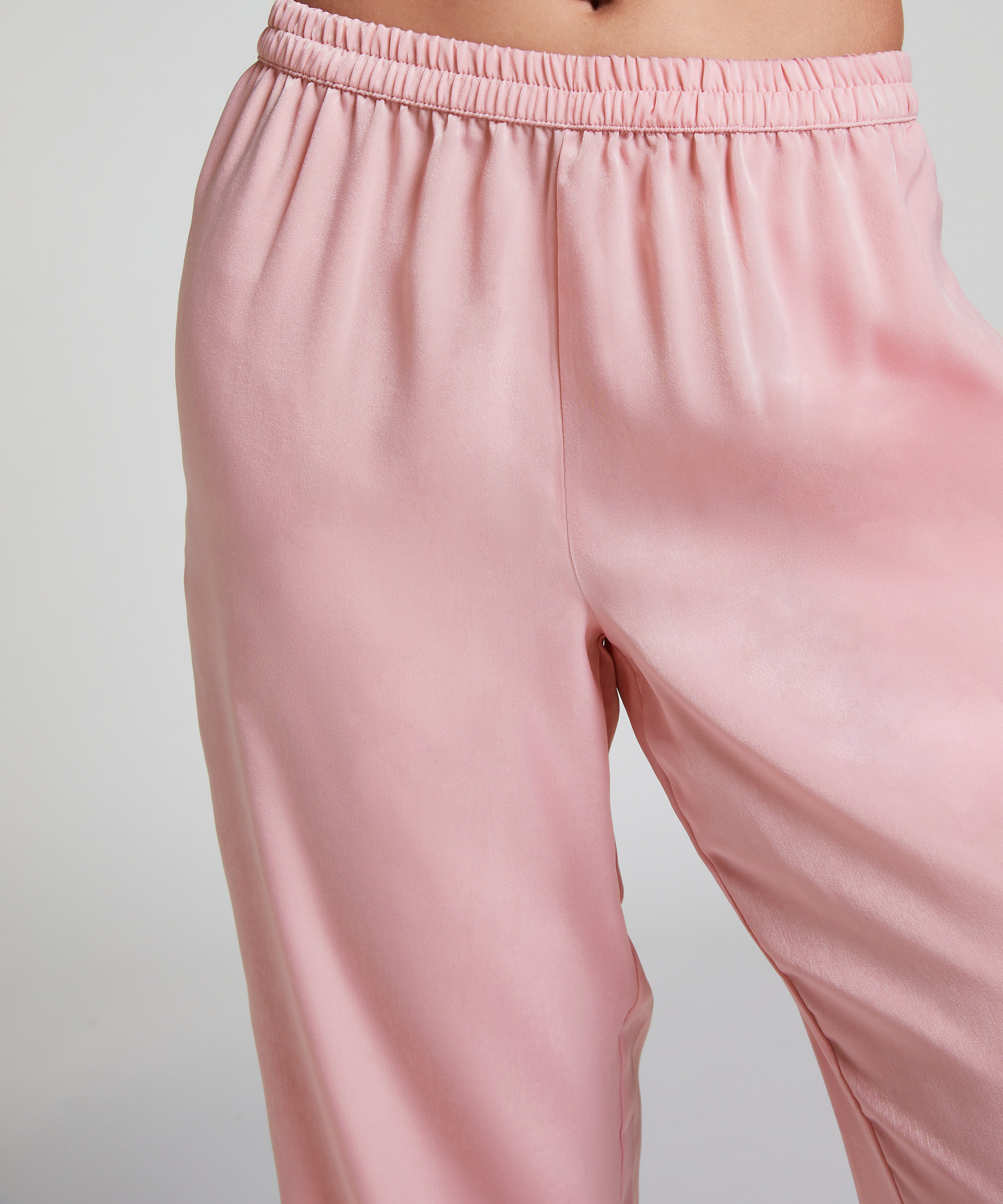 Pantalon Satin, Rose, main