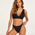 Bas de bikini coquin Mesh, Noir