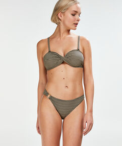 Slip de bikini Fango, marron