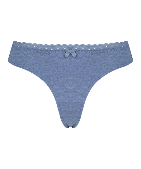 String coton, Bleu