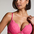 Soutien-gorge à armatures maximiseur préformé Harmony, Rose