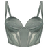 Soutien-gorge bustier à armatures préformé Nicole, Vert
