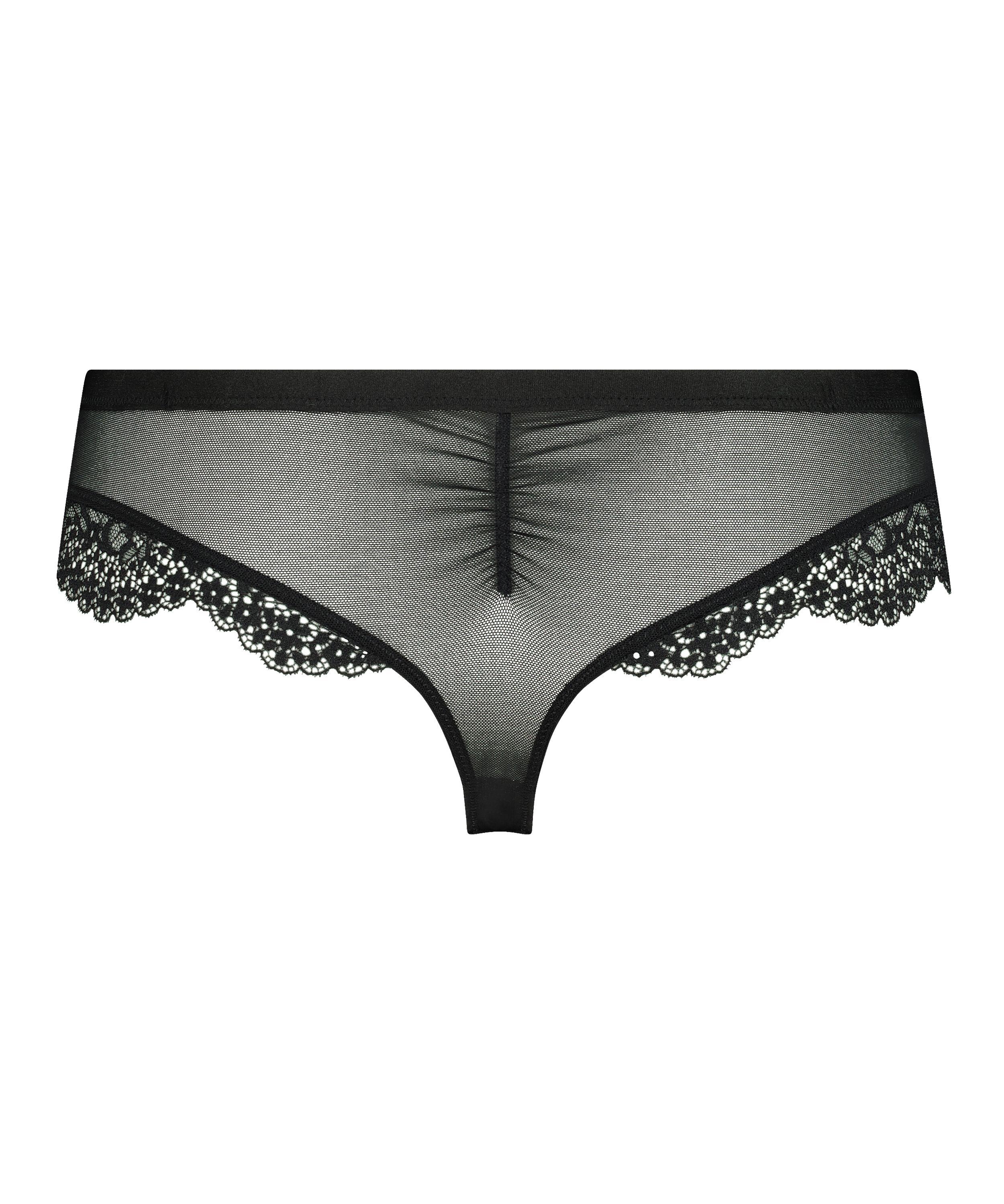 Boxer string Raine, Noir, main