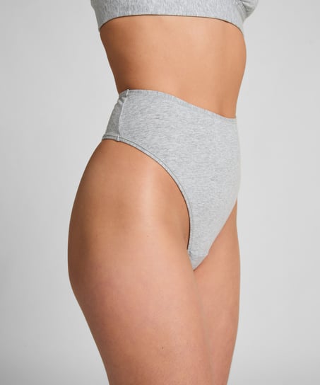 String en coton, Gris