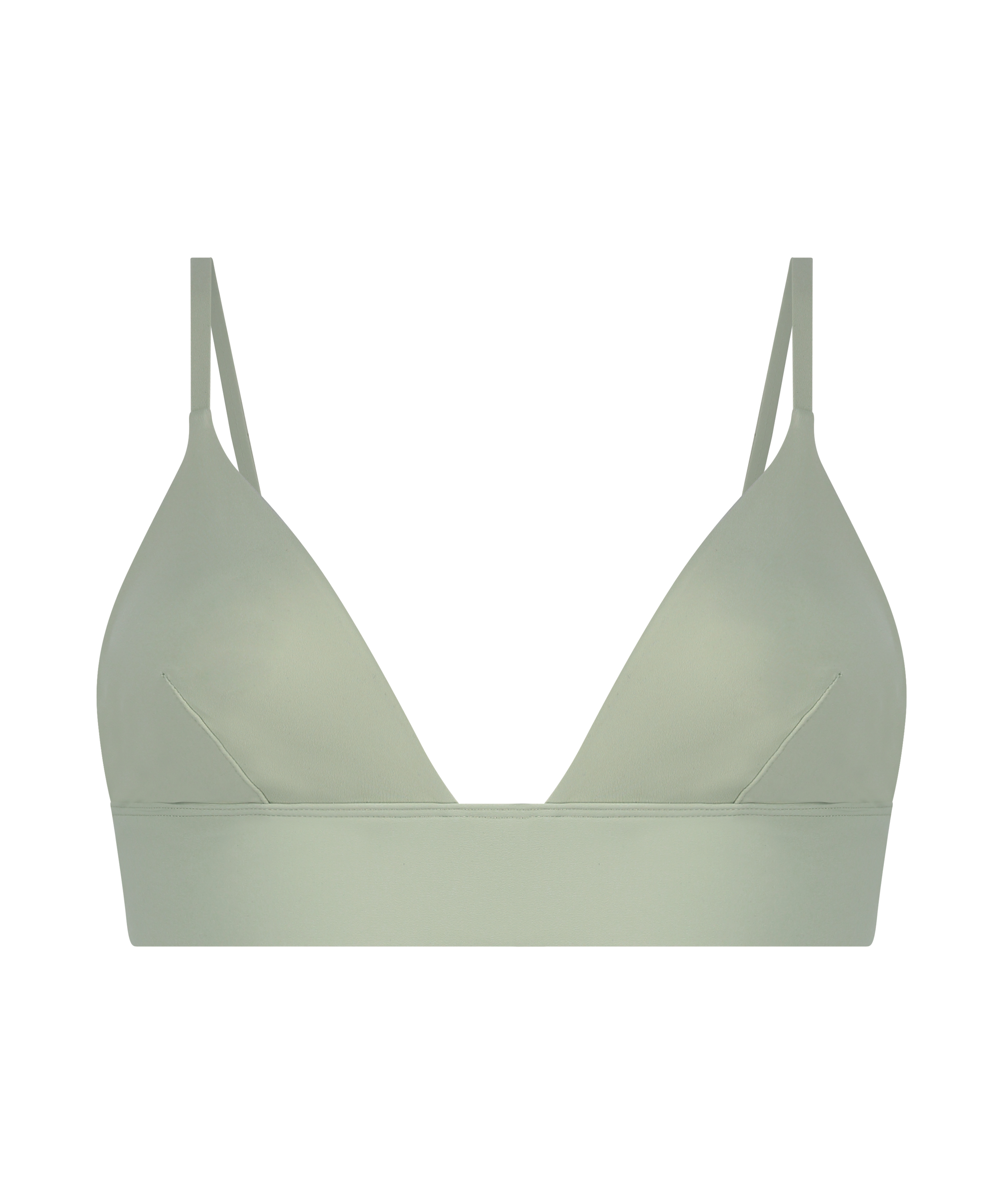 Triangle Brassière Smooth, Vert, main