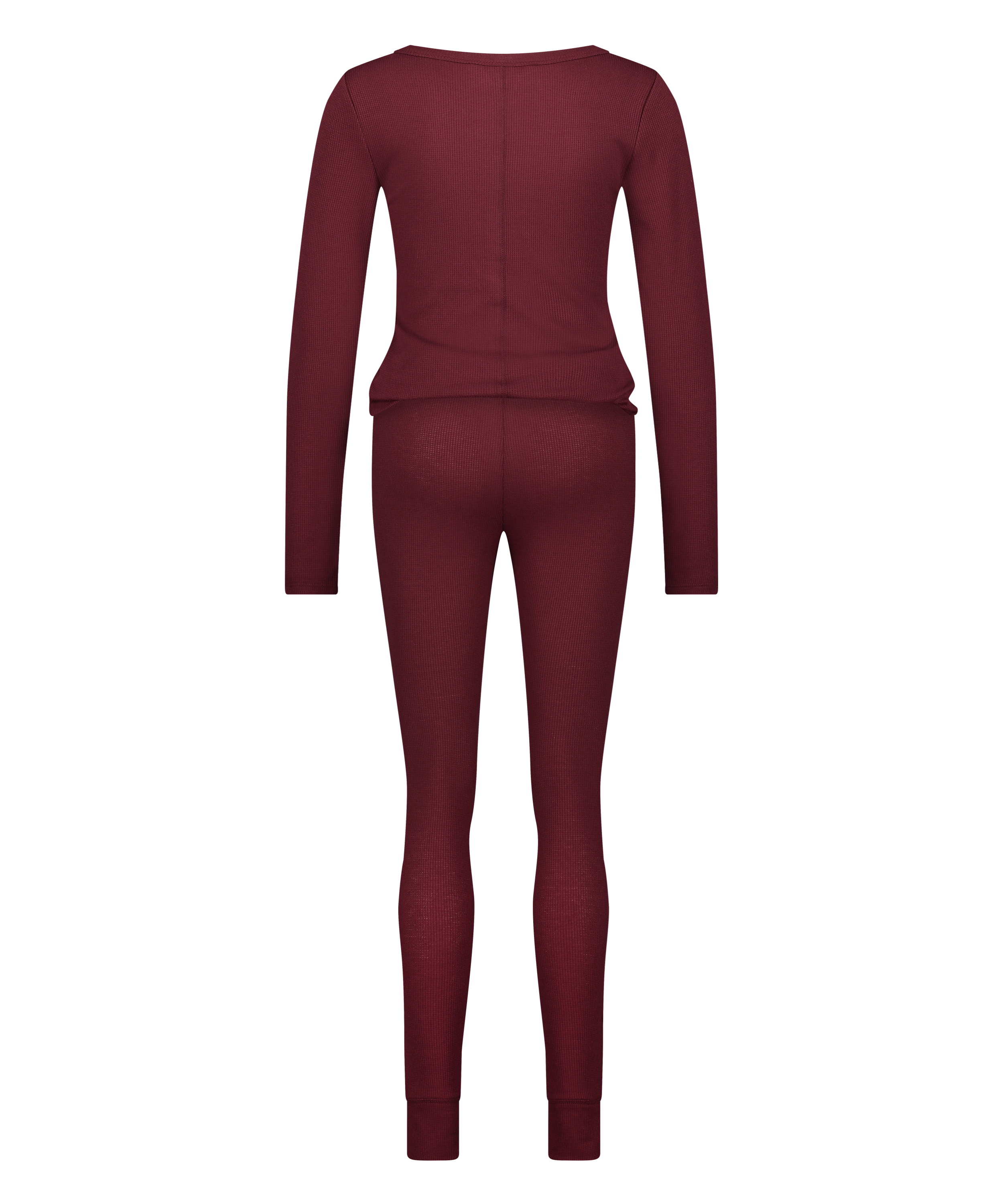 Pyjama Waffle Placket, Violet, main