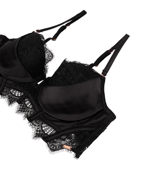 Soutien-gorge à la palangre à armatures préformé Zoé, Noir