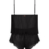 Ensemble Cami Mousseline Plissé, Noir