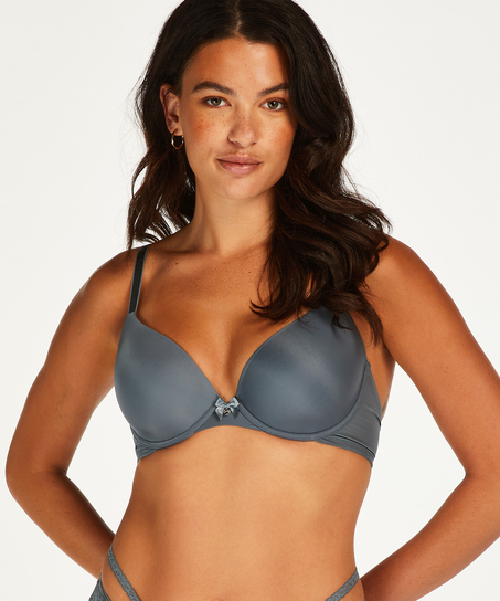 Soutien-gorge &agrave; armatures pr&eacute;form&eacute; Plunge, Bleu