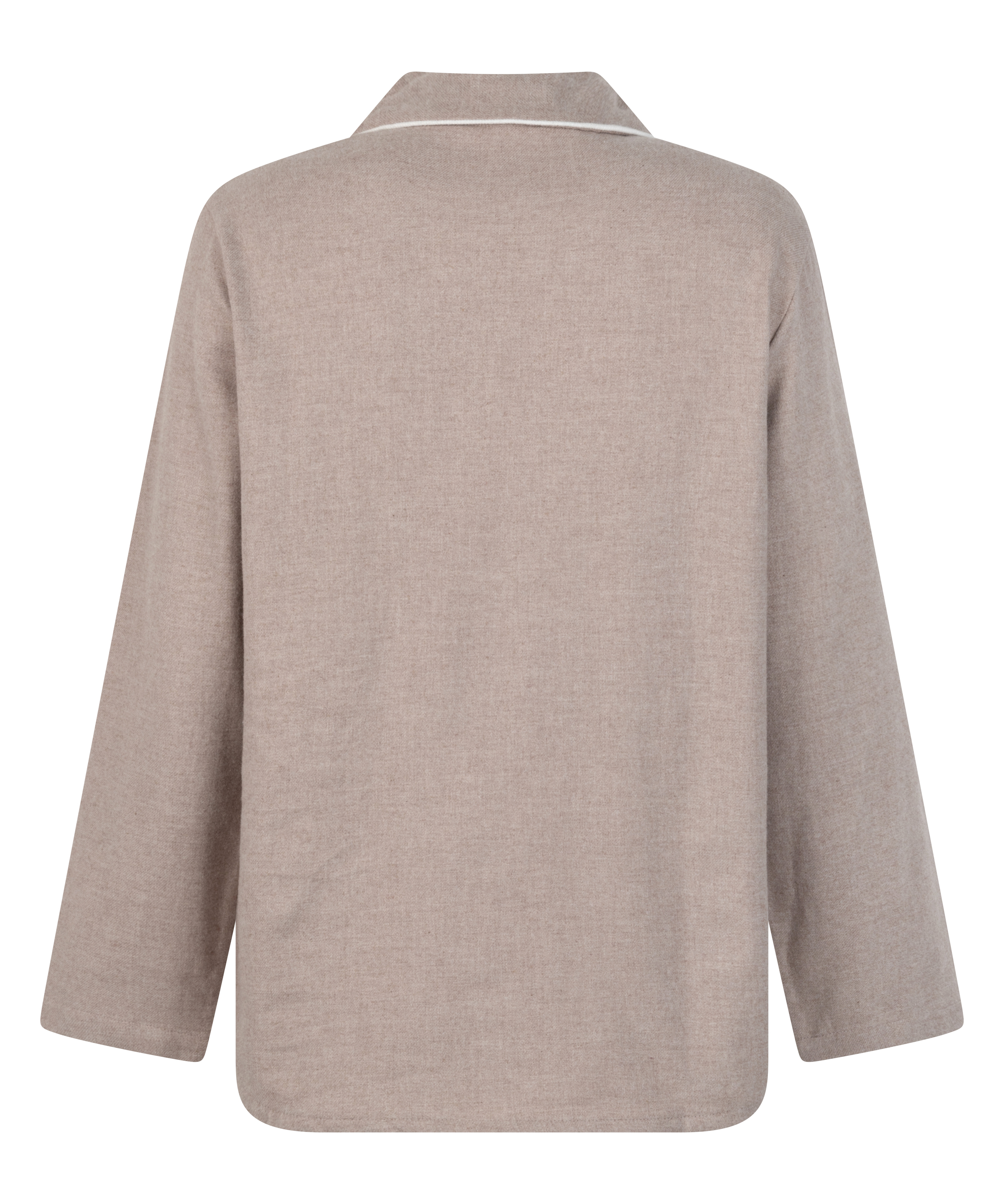 Haut de pyjama Flanel Essentials, Beige, main