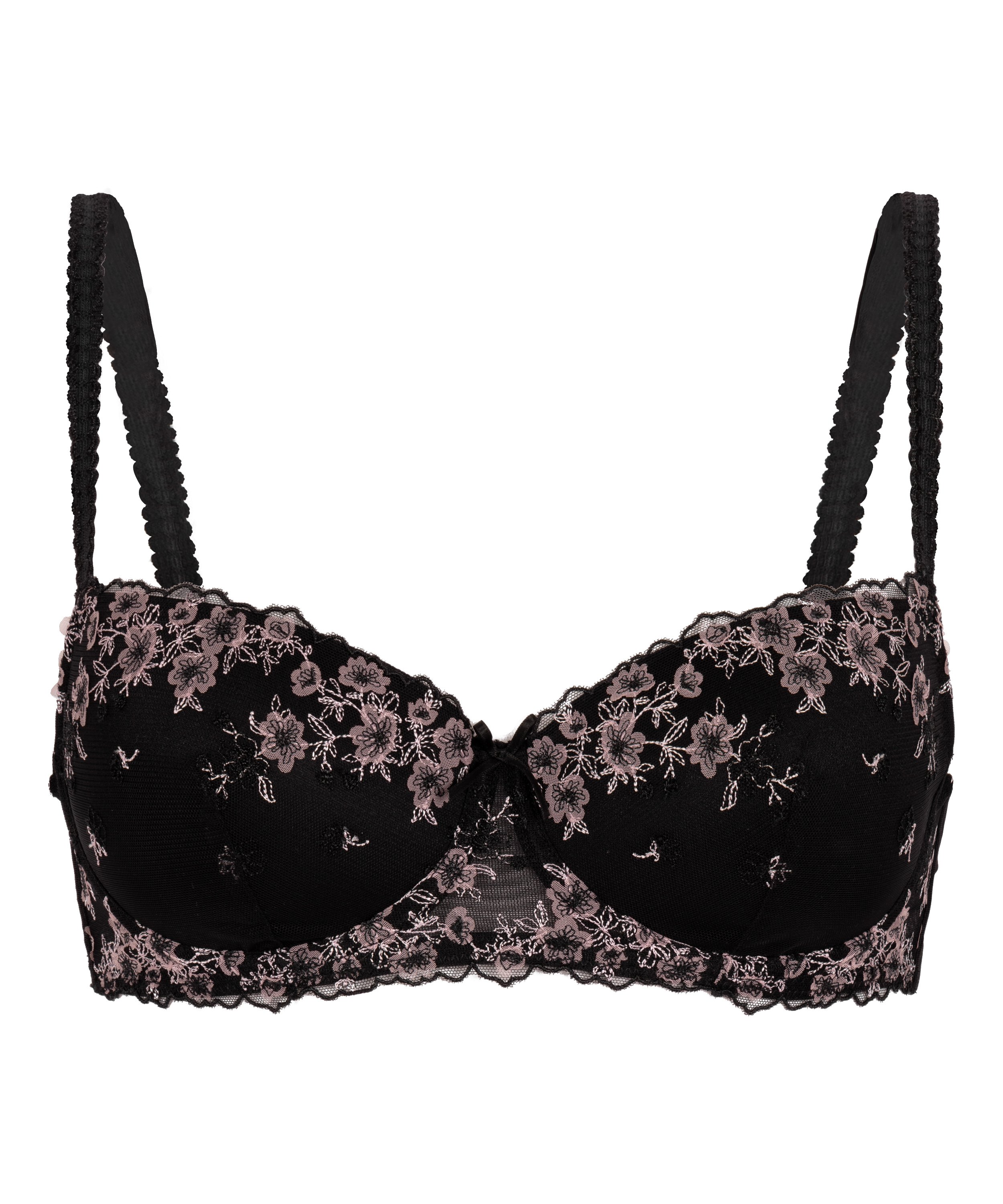 Soutien-gorge à armatures rembourré Chloe, Noir, main