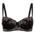 Soutien-gorge à armatures rembourré Chloe, Noir