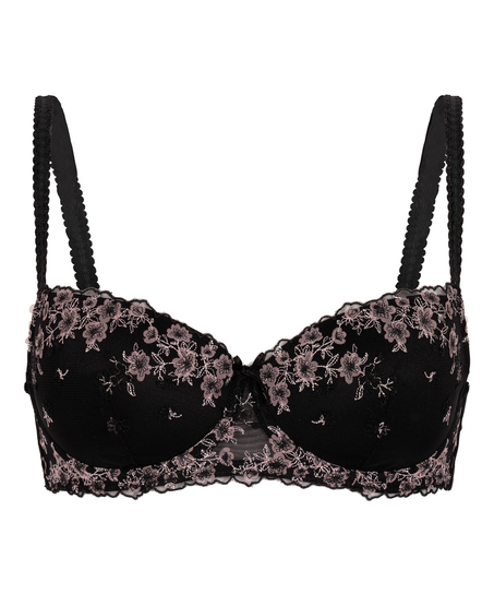 Soutien-gorge à armatures rembourré Chloe, Noir