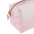 Trousse de maquillage Dot Mesh, Rose