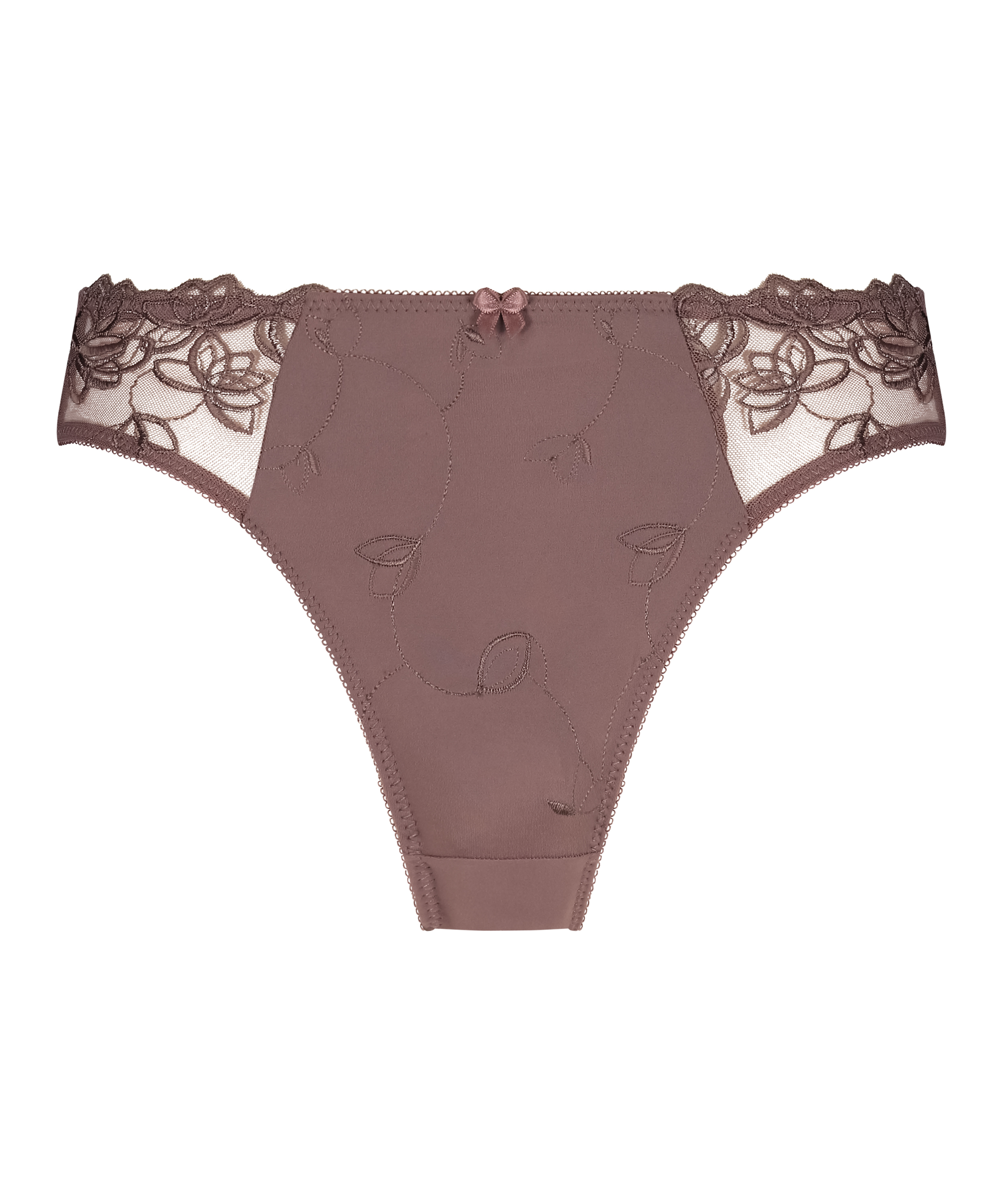 Slip Diva, Marron, main