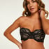 Soutien-gorge à armatures préformé sans bretelles Daisy, Noir