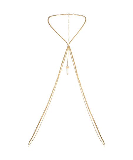 Chaîne façon harnais, Jaune